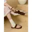 TT Dép xỏ ngón Nữ Mùa Hè 2026 Phong Cách Mới Mũi Vuông Flip-Flops Seaside Beach Flip-Flops Set