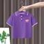 Áo Sơ Mi Polo Trẻ Em Tay Ngắn Hoạt Hình Ve Áo Sơ Mi Thường Ngày Mùa Hè Mặc Hàng Ngày Dễ Thương Trang Phục Top