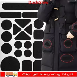 Nhãn dán vải may DUSKGLOW chống thấm nước, giặt được - Phù hợp DIY và sửa chữa quần áo