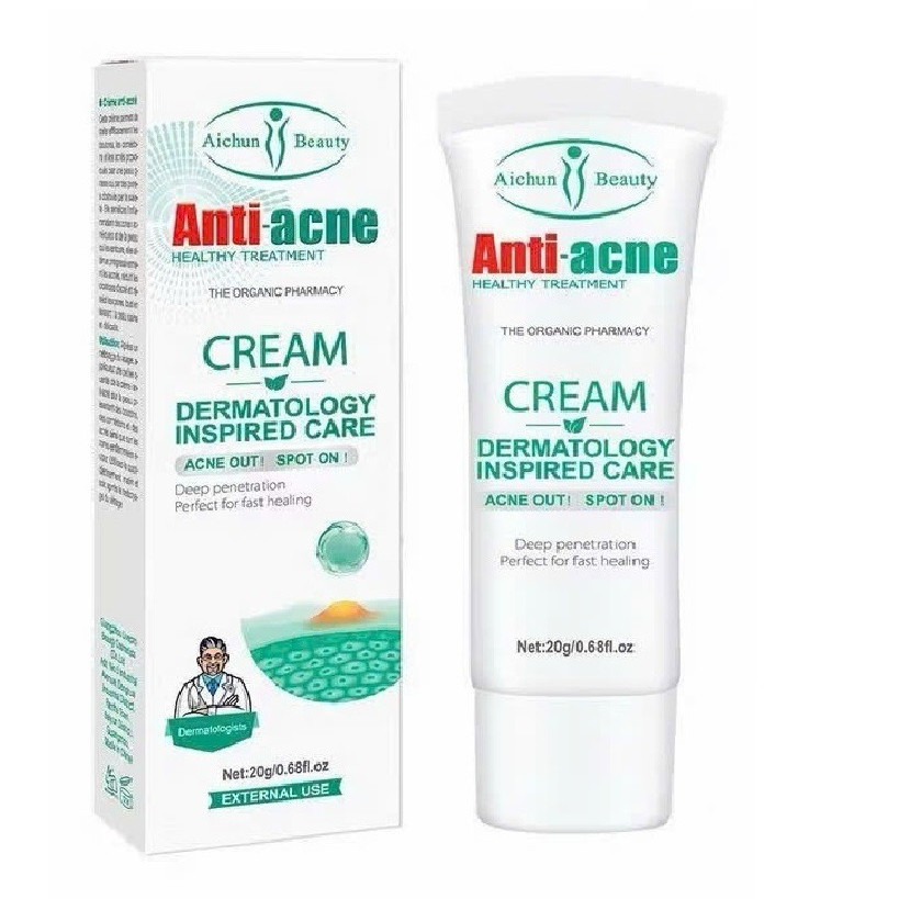 Kem Chuyên Biệt Giảm Thâm Mụn Chuyên Sâu Anti-Acne Sạch Mụn, Mờ Thâm 20gm