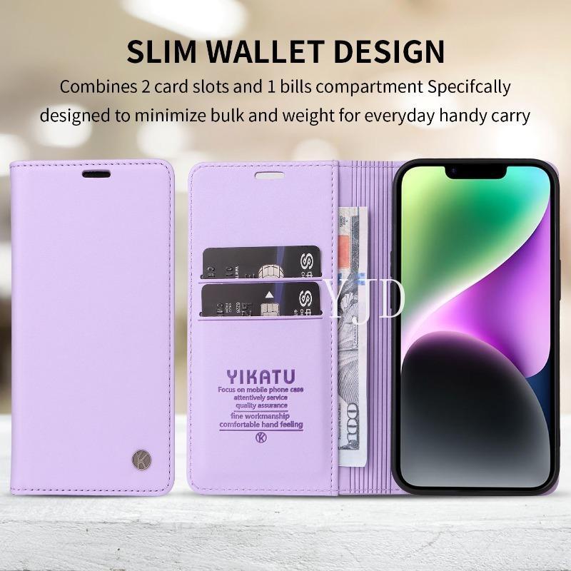 Ốp Lưng Cho Honor 600 Pro Da Cổ Điển Siêu Mỏng Khe Cắm Thẻ Chống Rơi Vỏ Điện Thoại