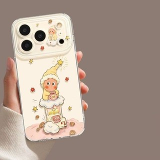 Dễ Thương Vàng Đồng Xu Ngôi Sao Người Trường Hợp Cho iPhone 17 16 15 14 13 12 11 Pro Max X XR XS Max 7 8 Plus SE2020