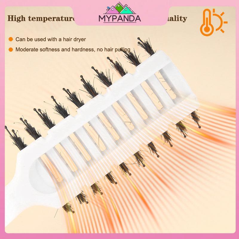 MYPANDA Professional Salon Vent Brush Detangling AntiStatic Curling Hairb dành cho nữ và trẻ em.