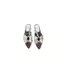 TT Phong Cách Hàn Quốc 2 Mặc Mũi Nhọn Ren-Up Sandal Nữ Mùa Hè 2026 Phong Cách Mới Dày Gót Mở Mũi Mules Thấp Gót Dép