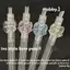 1 / 4 CÁI 0,5 / 0,7mm 2B Đổ lại bút chì tự động dễ thương Kawaii Màu trong suốt Nơ Bút chì cơ học Đồ dùng văn phòng trường học Văn phòng phẩm [mới]