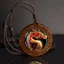 Vòng cổ mặt dây chuyền bằng gỗ JVSUB, Dây chuyền áo len dây chuyền da rồng Phượng hoàng, Vintage Boho Handmade Cổ dài trang trí cho nữ