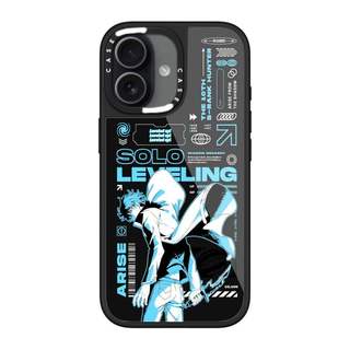 CASECASE X Solo Leveling Sung Jin Woo Medley Ốp lưng kính hút từ tính chống trầy xước cho IPhone 17 Air 16 15 14 Pro Max Plus Ốp lưng cứng có hộp khắc logo