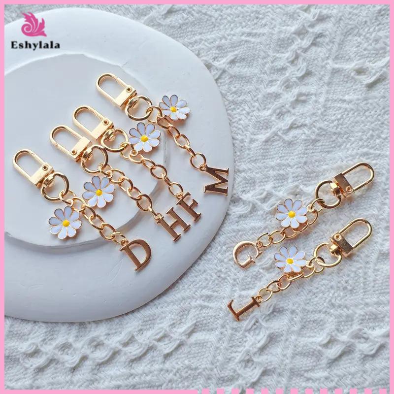 Móc Khóa Chữ Kim Loại Thời Trang A-Z 26 Chữ Cái Móc Khóa Quyến Rũ Điện Thoại Di Động Móc Khóa Túi Mặt Dây Chuyền Phụ Kiện Quà Tặng Cặp Đôi [MỚI]