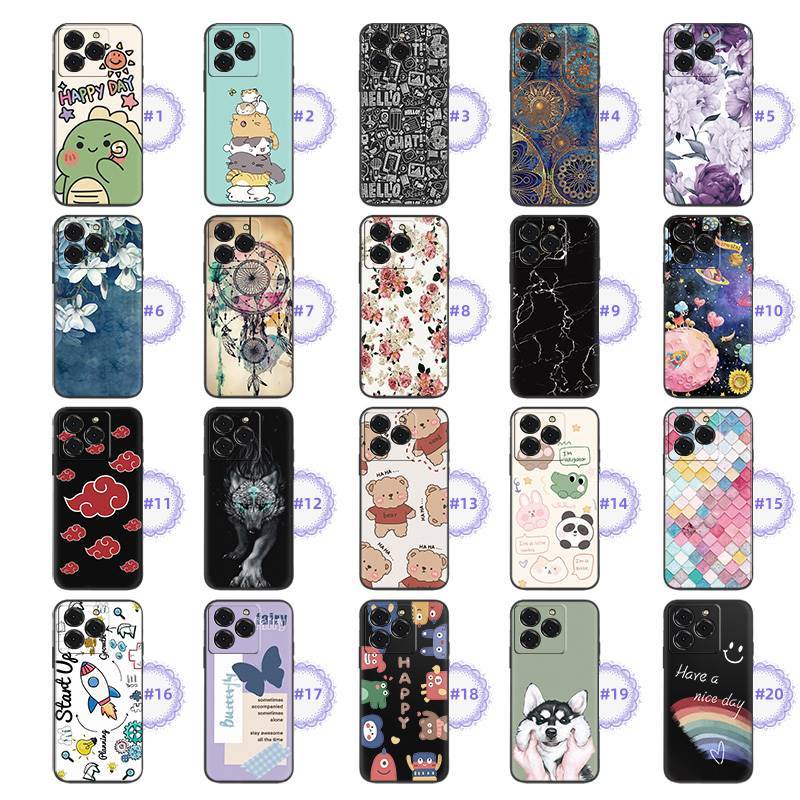 Ốp Điện Thoại Chống Va Đập Dễ Thương Cho Ulefone Note20 Pro / Meizu Note21 Vỏ Mềm Bền Chống Bụi Bọc Toàn Bộ Chống Sốc Hoạt Hình Thiết Kế Thời Trang TPU Bảo Vệ Chống Bụi Bẩn Chống Thấm Nước