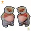 Nhãn dán chó con dễ thương 3D có thể bóp được Shiba Inu Vỏ điện thoại Trang trí tiệc sinh nhật cho trẻ em Đồ dùng lễ hội mới
