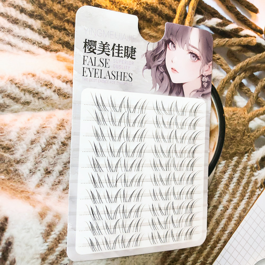 COD+Nhíp tặng kèm✨ Lông mi trên Nhìn tự nhiên Nhẹ phóng to mắt để sử dụng và chụp ảnh hàng ngày