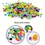 SNUGHOUSE Perler Hama Hạt Bộ, Thủ Công Thủ Công Trang Trí DIY Làm Xếp Hình Hama Hạt Hộp, Sáng Tạo 24 Màu 2.6mm Cao Cấp Đậu Nhỏ Nóng Chảy Hạt Bộ Dụng Cụ Thủ Công Thủ Công