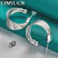 URMYLADY Hoop Earrring Bạc 925, Phù Hợp Tiệc Cưới