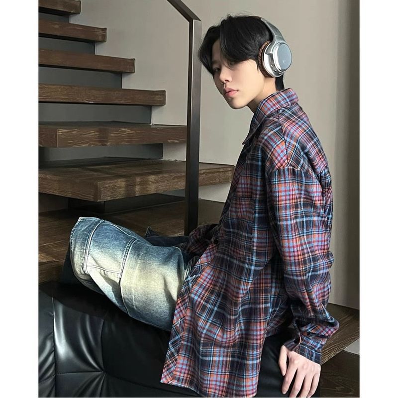 Áo sơ mi dài tay kẻ sọc cổ điển VG Mỹ