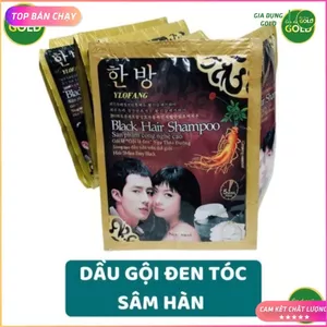 { SIÊU RẺ 30 GÓI} Combo 30 Gói dầu gội nhuộm đen tóc Sâm Hàn, dầu gội đen tóc, nhuộm tóc đen