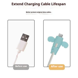 Vỏ bảo vệ cáp dữ liệu Đầu sạc điện thoại di động Chống đứt cáp sạc USB cho cáp sạc điện thoại iPhone Android