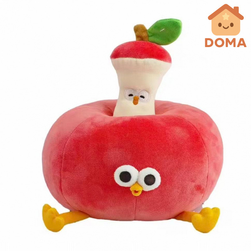 Hàng sẵn có [Chính hãng] Fun Apple Pier Chicken Doll Table Companion Doll Soft Cute Apple Pier Chicken Móc khóa túi Charm Pier Pier Chicken Plush Toy Girl Kèm theo Quà tặng búp bê an ủi