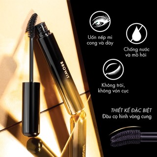 Mascara Browit Siêu Tơi Dày Gấp 3 Lần, Chất Đen Đậm Không Vón Cục  Lift & Lock Mascara Sexy Black