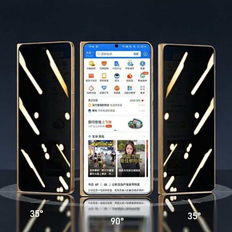 Kính cường lực chống gián điệp 9H cho OPPO Find N6 Tấm bảo vệ màn hình có thể gập lại cho oppo FindN6 Privacy Kính bảo vệ màn hình bên ngoài chống nhìn trộm