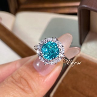 Nhẫn nữ hình bát giác phong cách châu âu mỹ mới nhất với kim cương hồng cắt hoa hồng