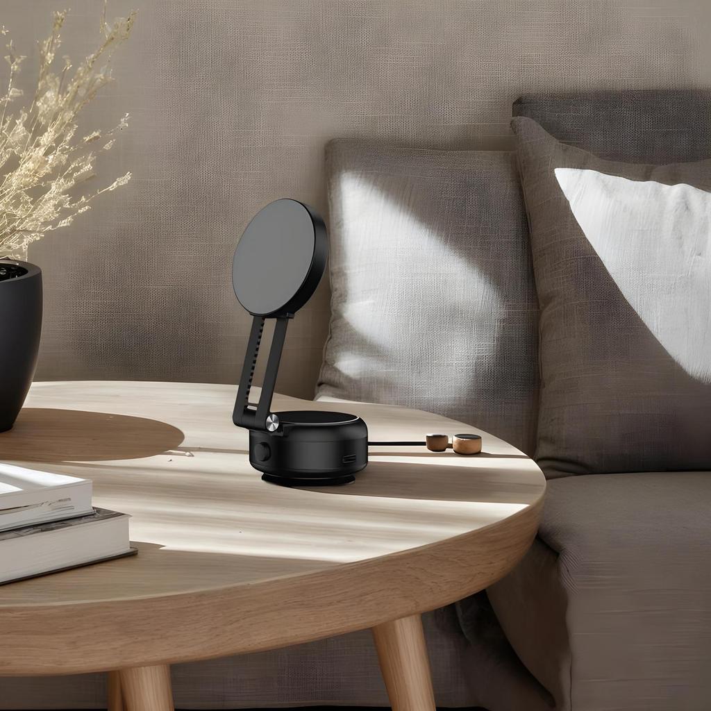Vacuum Magnetic Phone Stand Phone Car Mount Retractable Holder Strong Magnetic Cellphone Stand Electric Vacuum pomervn