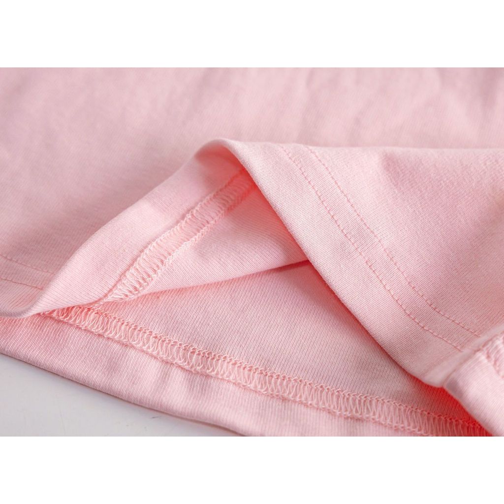 Bé Gái Áo Thun Ngắn Tay Mùa Hè Bên Trong Top Ren Cổ Tròn Phù Hợp Với Đáy Áo 90-140 Size Q8MI