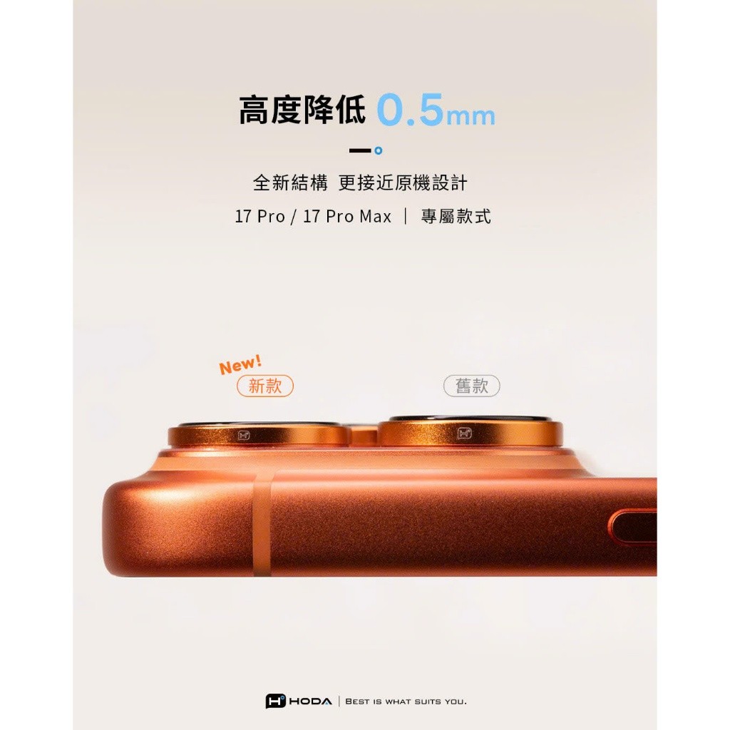 [Chính Hãng] Bộ 3 Mắt Cường Lực Camera Hoda Sapphire Lens Protector IP 17 Pro / 17 PRM- Viền Titanium, Kèm Khung Trợ Dán
