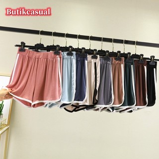 Phụ Nữ Quần Ngắn Mùa Hè An Toàn Cao Cấp Rời Quần Short Chạy Bộ Pyjama Quần Short