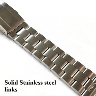 Dây đeo đồng hồ bằng thép không gỉ 304 nguyên khối 20mm 22mm Oyster Diver Dây đeo đồng hồ Vòng đeo tay cho Seiko Lặn SKX007 SKX009 SRPD Rùa Samurai TUNA Nam Nữ
