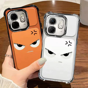 Ốp Điện Thoại, Ốp Lưng Cho INFINIX SMART 9, INFINIX Hot50i, INFINIX X6531, Bảo Vệ Toàn Diện Hoạt Hình, Chống Rơi, Fierce Little Expression Cover, Bảo Vệ Camera Phủ Điện Tử, Sản Xuất