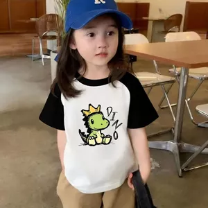 Trẻ Em Raglan Tay Áo Dễ Thương Đồ Họa Thường Ngày Rời Top Thoáng Khí Hàng Ngày Đi Học