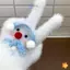 <![KvJJL-t] Khăn quàng cổ hình người tuyết và găng tay năm ngón ấm áp, phù hợp làm quà tặng Giáng sinh