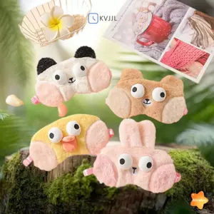 Mặt nạ mắt ngủ sang trọng hoạt hình dễ thương Ánh sáng lấp lánh khi ngủ Vỏ mắt bảo vệ Mặt nạ mắt có thể thoải mái Mềm mới