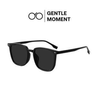 Kính râm gọng vuông chống tia UV GENTLE MOMENT kính mát thời trang nam nữ gọng nhựa cao cấp GMX162