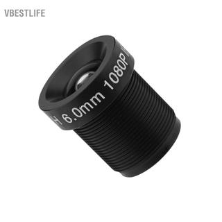 VBESTLIFE Serounder 6 mm 1080P 2MP 24HR IR Ống kính quan sát 58 FOV Camera IP đen lấy nét cố định (M12x0.5)
