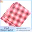100 Chiếc Túi Đựng Kẹo checkered Lót Giấy Bọc Thực Phẩm, Chất Béo Đuổi, Sandwich Burger Đóng Gói, Đỏ Trắng