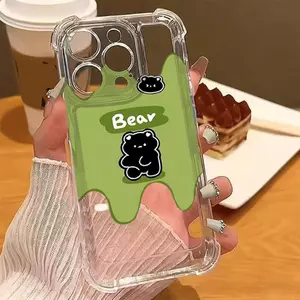 Green Bottom Cub Stick cho trường hợp iPhone 17Air iPhone 16/15/14 Quad chống ngã