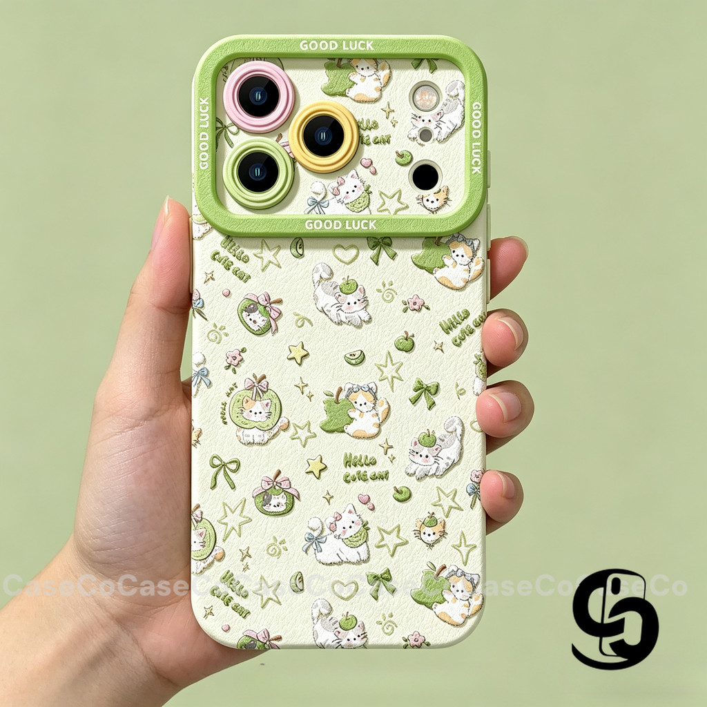 Ốp Lưng Cho Oppo A5Pro A6X A6pro A6 A60 A5i A3Pro A3X A3 A18 A38 A15 A7 A17 A54 A55 Vỏ vòng tay ngôi sao mèo con tươi