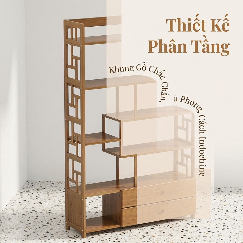 Kệ Trang Trí Phòng Kệ Sách chống ẩm mốc bề mặt nhẵn dễ lau chùi bảo vệ sách đồ trang trí lâu dài