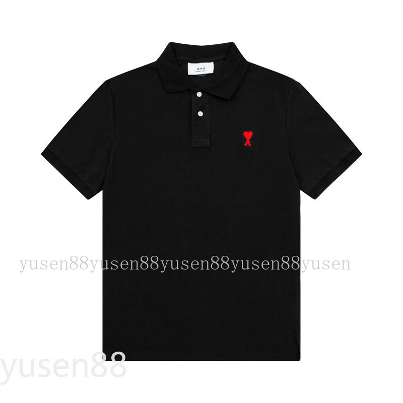 Chất Lượng Cao Bán Chạy * * * Cotton Nguyên Chất Nam Nữ Áo Sơ Mi Polo Họa Tiết Thêu Tay Ngắn Ve Áo Top