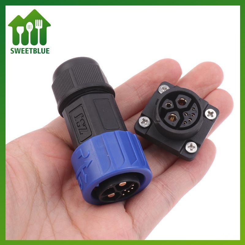 SWEET 1 Cái 50A Năng Lượng Lithium Xe Đạp Điện Nam Nữ Cổng Sạc M23 2 + 1 + 5 Đầu Nối Pin Xe Máy Sạc Cắm Soet n