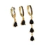 Bông tai zircon hình giọt nước thời trang