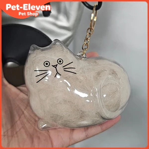 Quá Khổ Mèo Bảo Quản Tóc Viên Trong Suốt Mèo Hộp Bảo Quản Tóc Quyến Rũ Viên Đồ Chơi Kỷ Niệm Bộ Sưu Tập Túi Móc Khóa