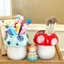 Bàn Của Bạn Có Nấm Dài ~ Nấm Gốm Dễ Thương Để Bàn Lưu Trữ Trang Điểm Cọ Đựng Bút Đồ Trang Trí Sáng Tạo XJLG