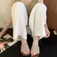 TT Mùa Hè 2026 Phong Cách Mới Xếp Ly Bề Mặt Vuông Ngón Chân Đế Dày Dép Tất Cả Trận Đấu Flip-Flops Cát