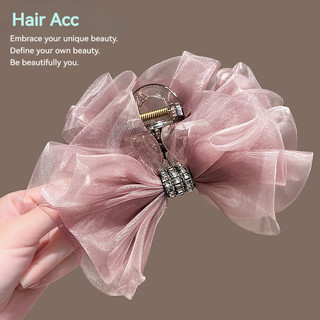Kẹp Tóc Kim Cương Giả Màu Hồng - Thiết kế Nữ Tính và Thanh Lịch