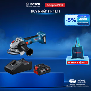 Máy mài góc pin GWS 18V-8 125mm + Bộ Sạc GAL 18V-40 và 1 Pin GBA 4.0Ah MỚI