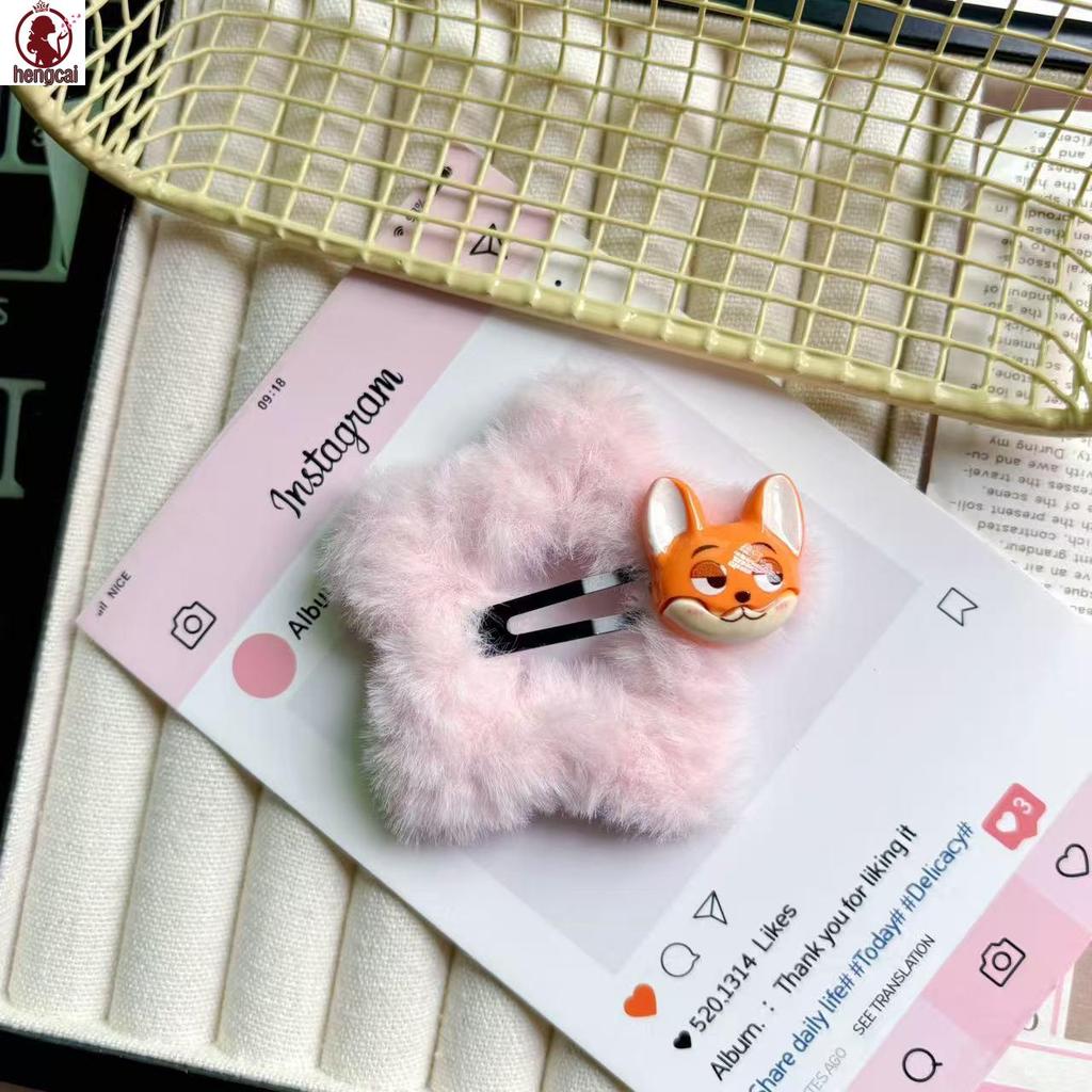 Kẹp tóc Judy Nick Zootopia - Phụ kiện tóc hoạt hình sang trọng dành cho bé gái