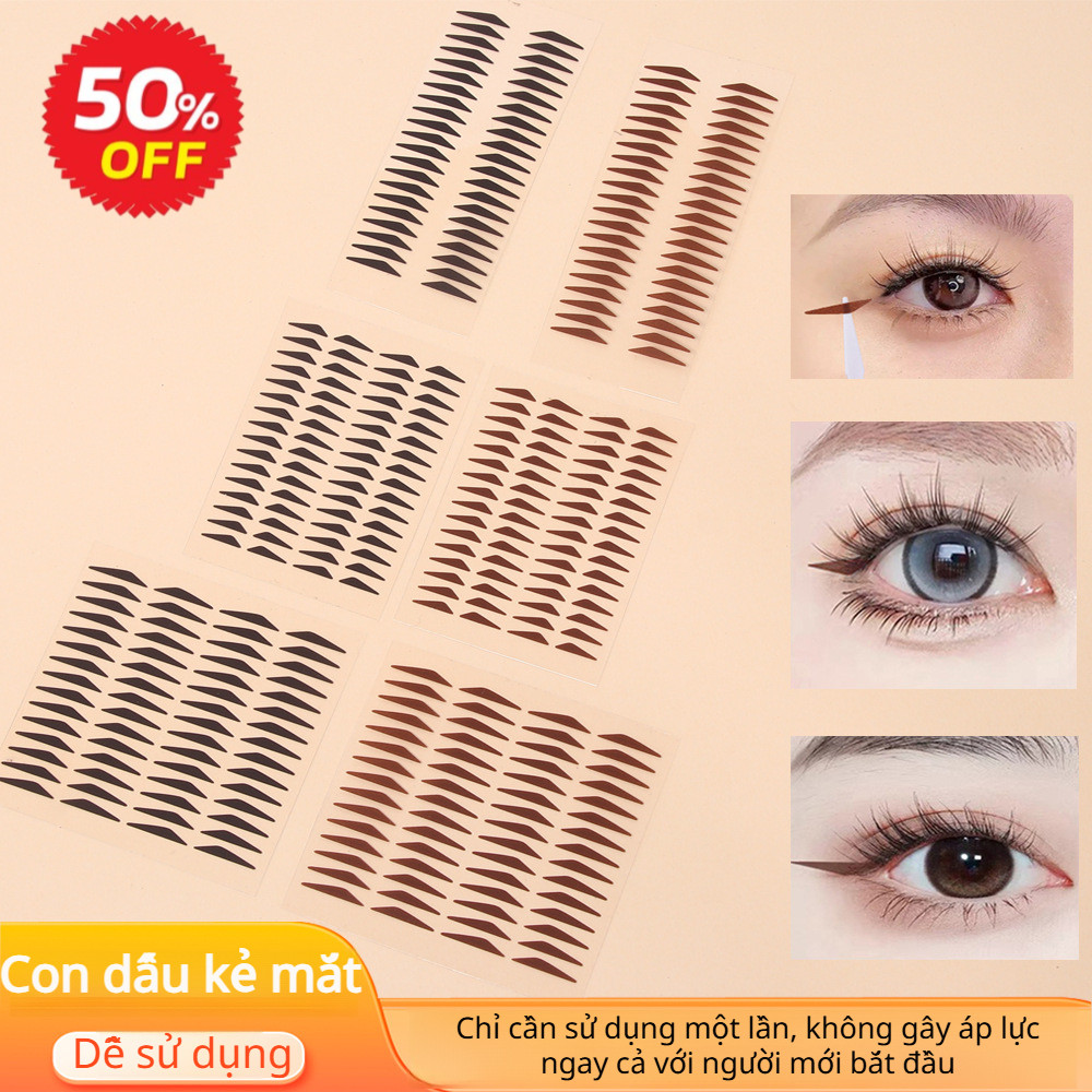 🔥Giá sốc🔥Miếng dán kẻ mắt dạng tem / Miếng dán kẻ mắt dạng tem liền mảnh / Miếng dán kẻ mắt chống nước và mồ hôi / Miếng dán kẻ mắt dạng tem giúp định hình đường nét mắt