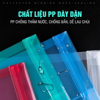 Túi Đựng Tài Liệu A4 Trong Suốt – Bộ 30 Túi Hồ Sơ Chất Liệu Bền Đẹp, Phân Loại Giấy Tờ Dễ Dàng Cho Văn Phòng